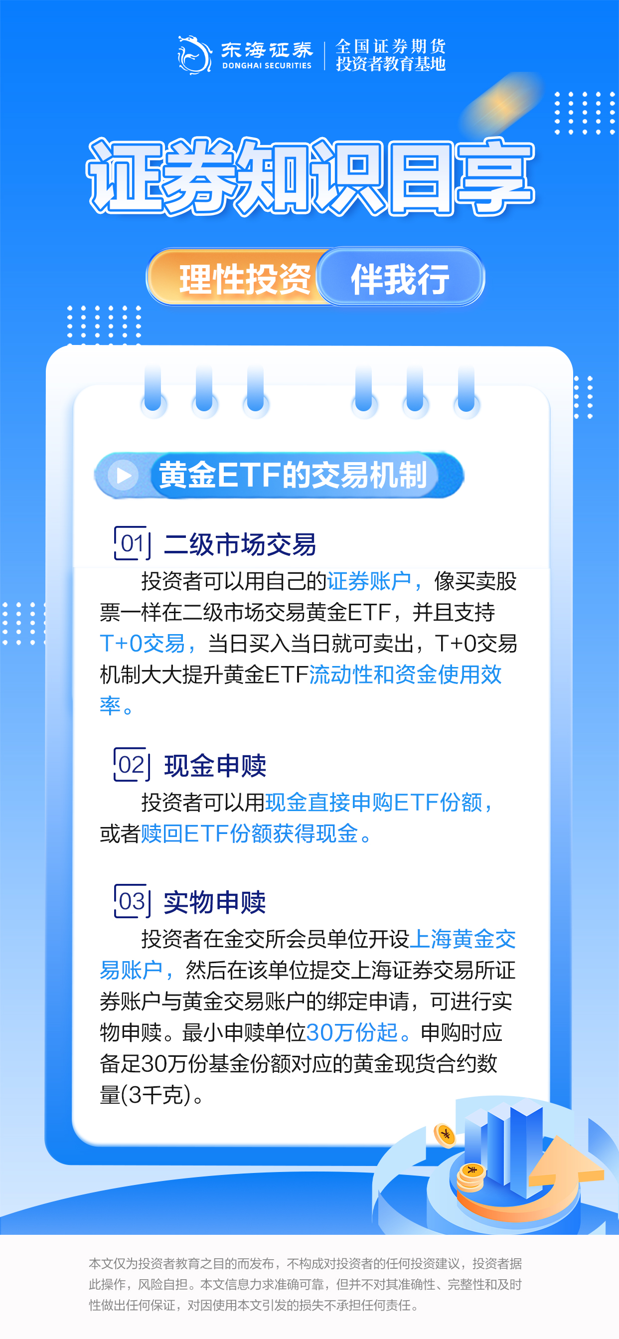 理性投资伴我行丨黄金ETF交易机制课程详情